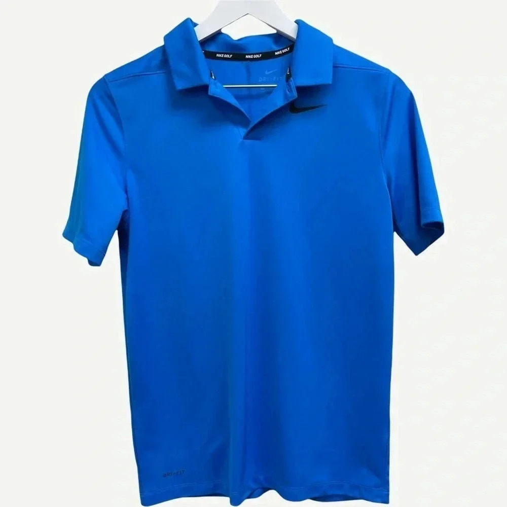 NIKE Golf Blue Polo Shirt XL